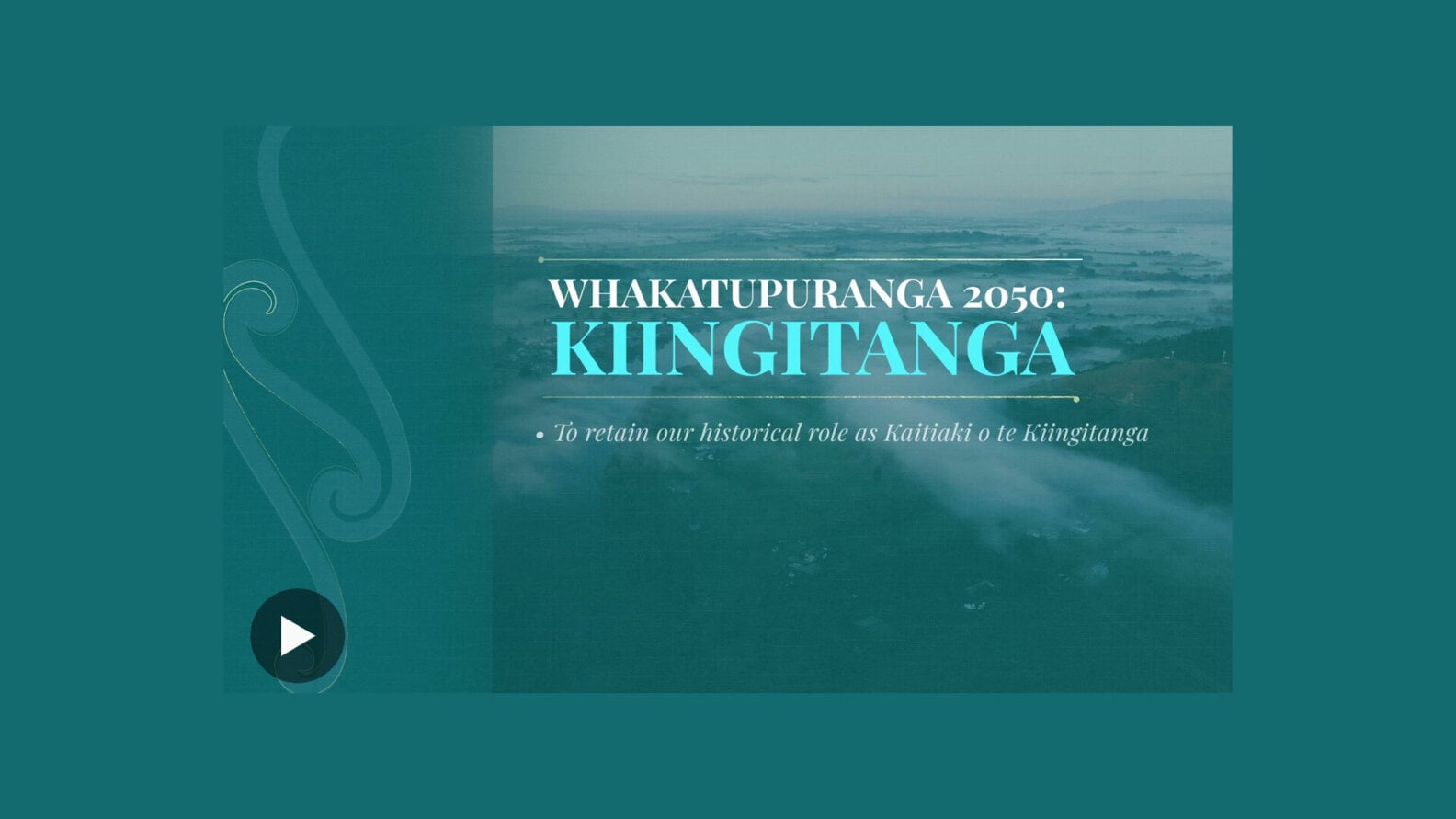 Whakatupuranga 2050 Kiingitanga video